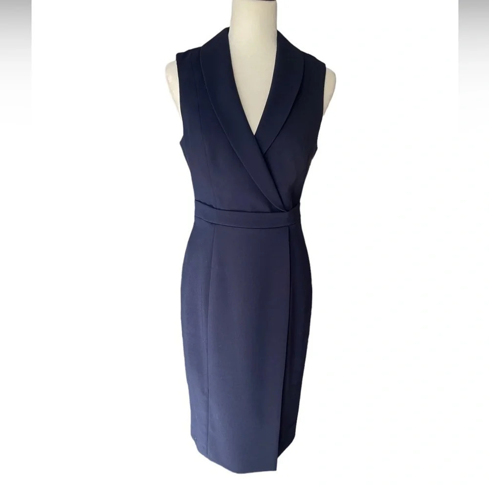 NWT Black Halo Navy Dress